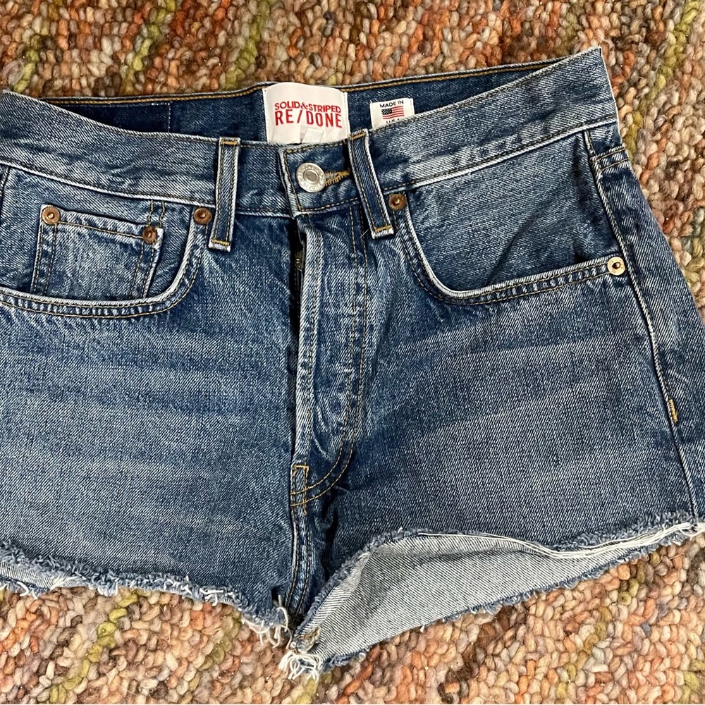 NWOT Re/Done Shorts, 25” waist